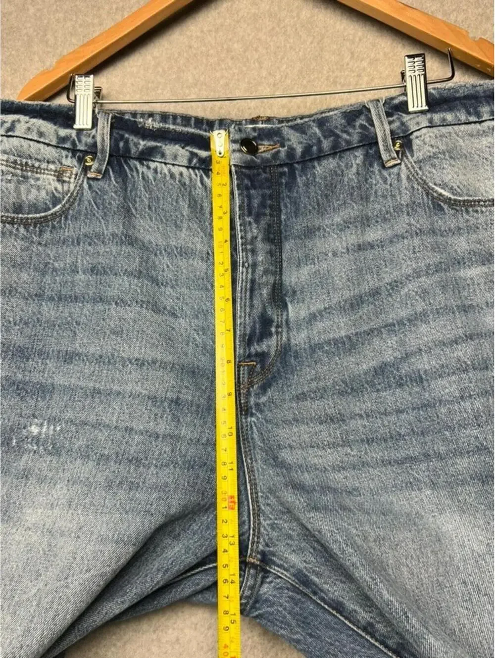 Good American Good Boy High Rise Distress Straight Leg Jeans 16 Curvy 80s